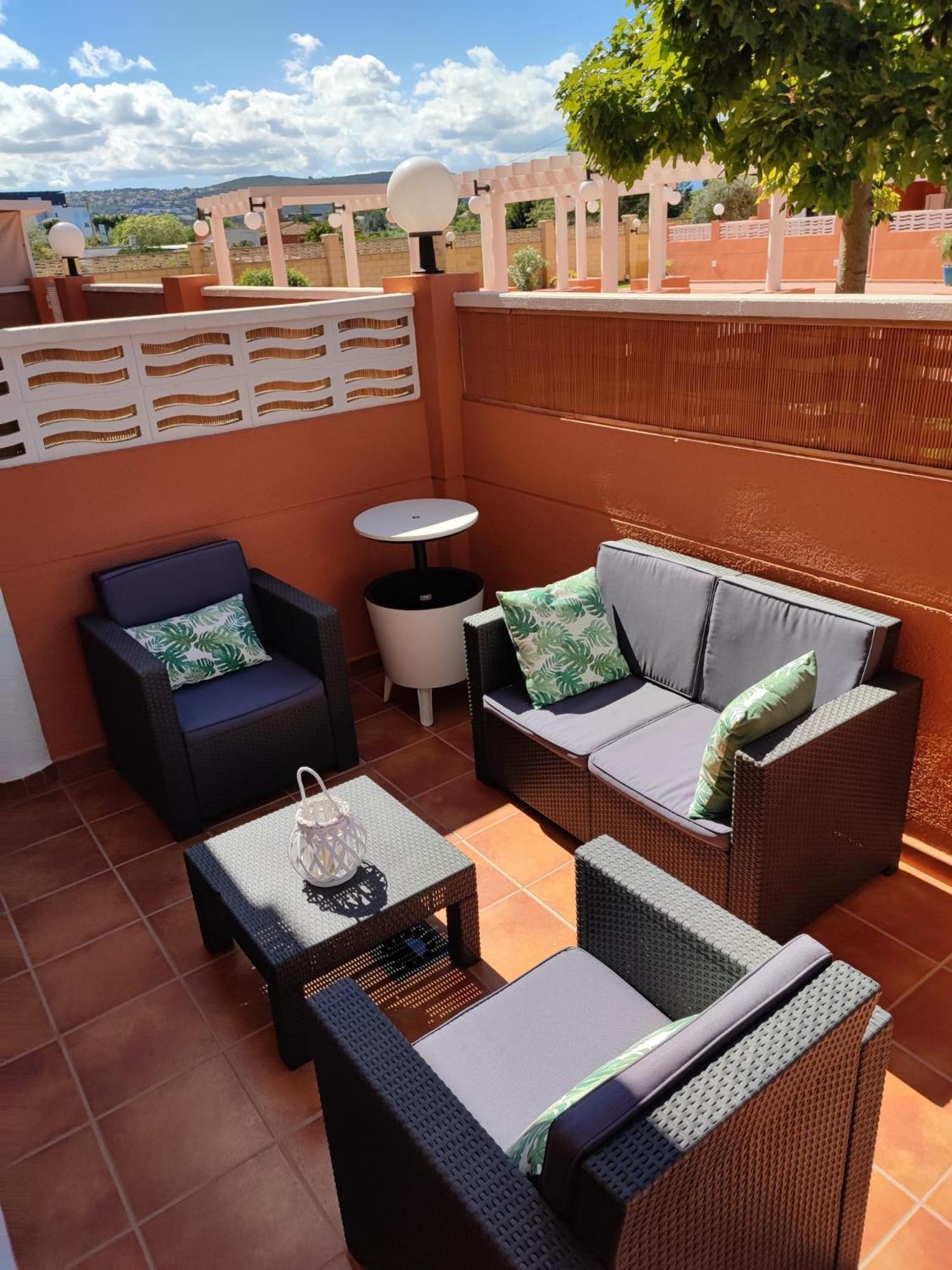 Apartamento Planta Baja Con Piscina เดเนีย ภายนอก รูปภาพ